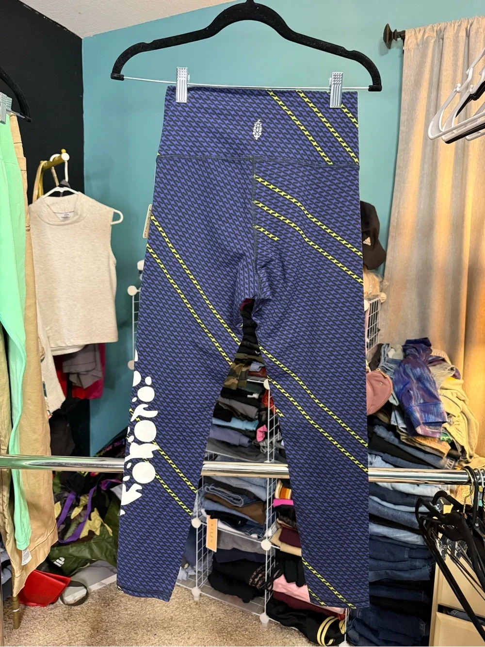 Free People Movement High Rise Printed 7/8 Leggings NWT